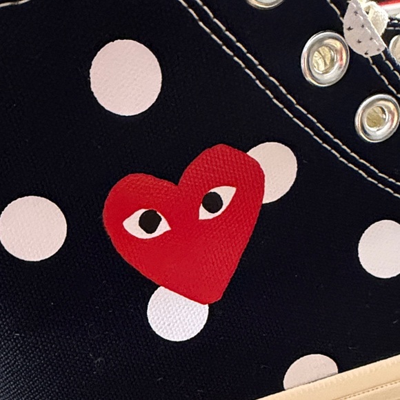 Converse Play Comme des Garçons Red Heart ❤️ - Picture 5 of 8